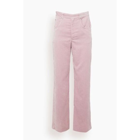 ISABEL MARANT MILORSY CORDUROY VELVET FLARE PANTS
